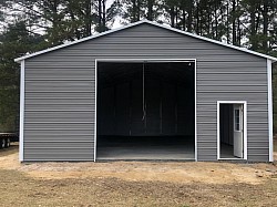 large garage tractor trailer repair shop